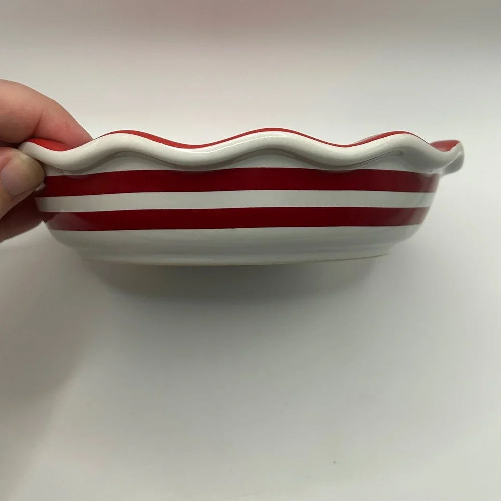 Holiday Time Baking Spirits Bright Gingerbread Man Pie‎ Plate Christmas Set